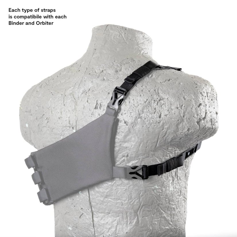 BLACK** straps - Size: L